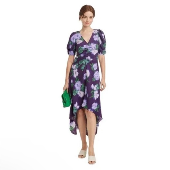a new day Dresses & Skirts - A New Day Purple Floral High-Low Dress